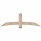 Ekena Millwork Bellingham Smooth Timber Gable Bracket, Douglas Fir, 72"W x 24"H x 5 1/2"D x 5 1/2"F, 8/12 Pitch GBW072X24X0606BEL00SDF - alternate 1